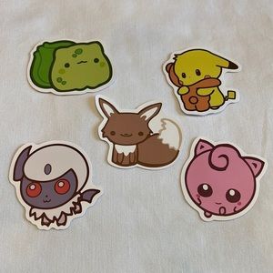 Chibi Pokémon Sticker Set #1